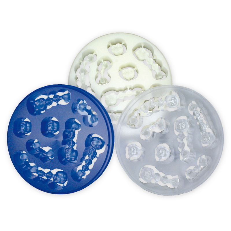 Disc PMMA Biostar 98mm blue 20mm