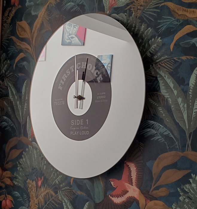 Ceas de perete Oglinda - Disc Vinil 38 cm [2]