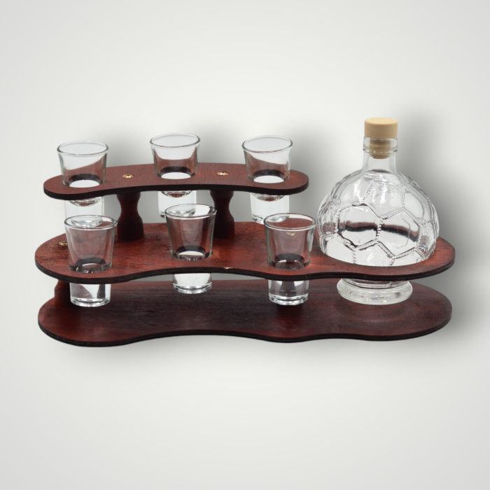 Set Minibar cu 6 pahare si sticla ROMANIA [2]