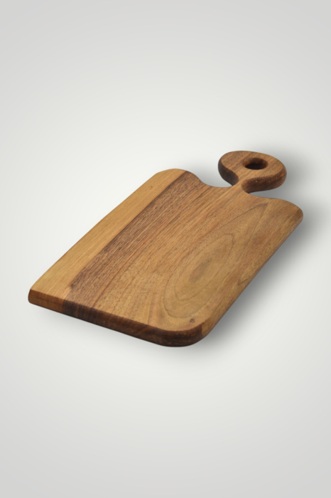 Tocător din Lemn Rustic cu Mâner – Personalizabil [3]