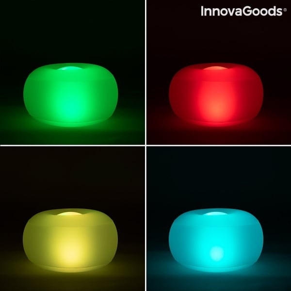 Scaun Gonflabil cu LED Multicolor și Telecomandă Pulight [7]
