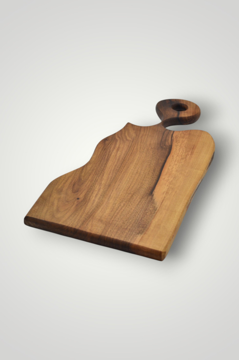 Tocător din Lemn Rustic cu Mâner – Personalizabil [2]