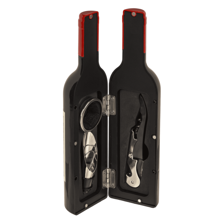 Accesorii de vin in forma de sticla (3piese) [6]