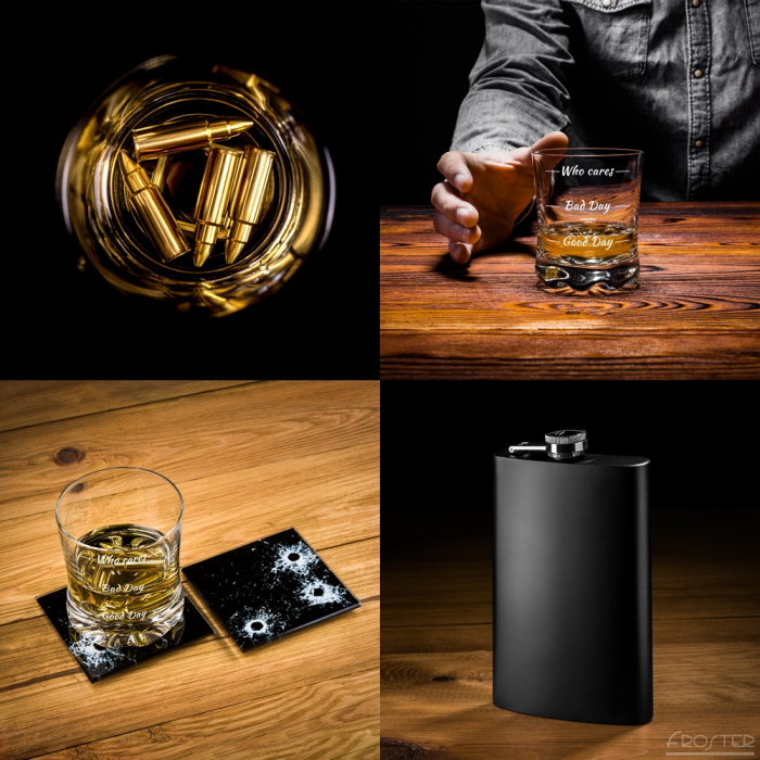 Set whisky in suport de chitara Who Cares [6]