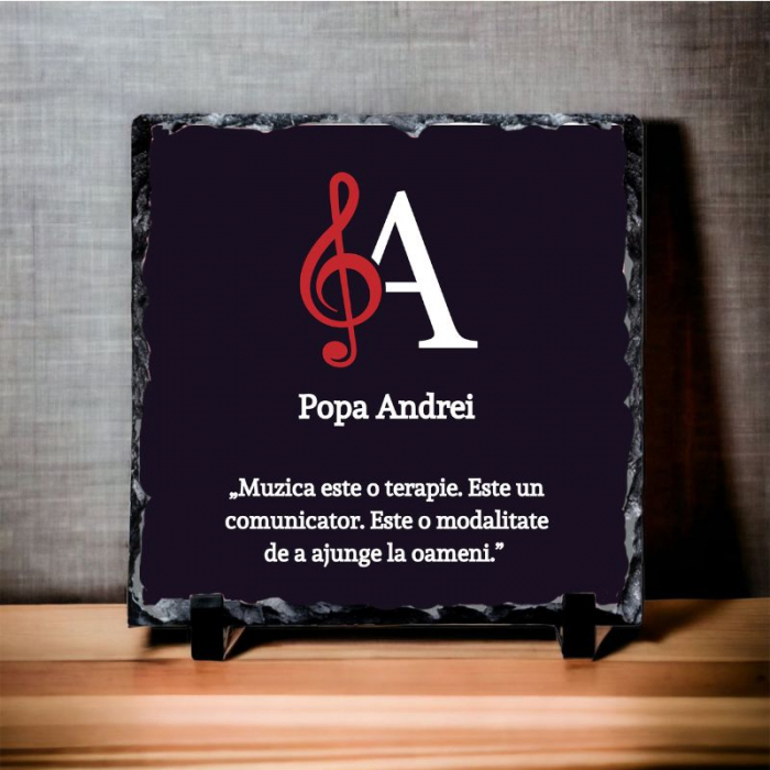 Ardezie personalizata -Muzica -Initiala