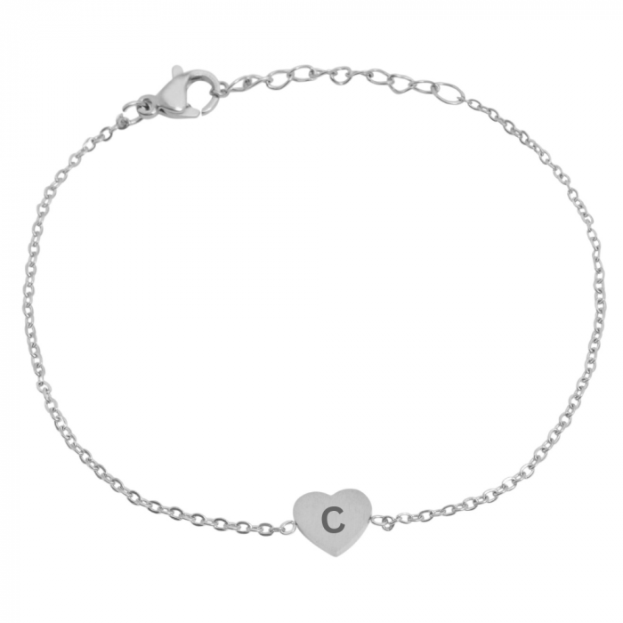 Set Lantisor si Bratara Love personalizat cu initiala [5]