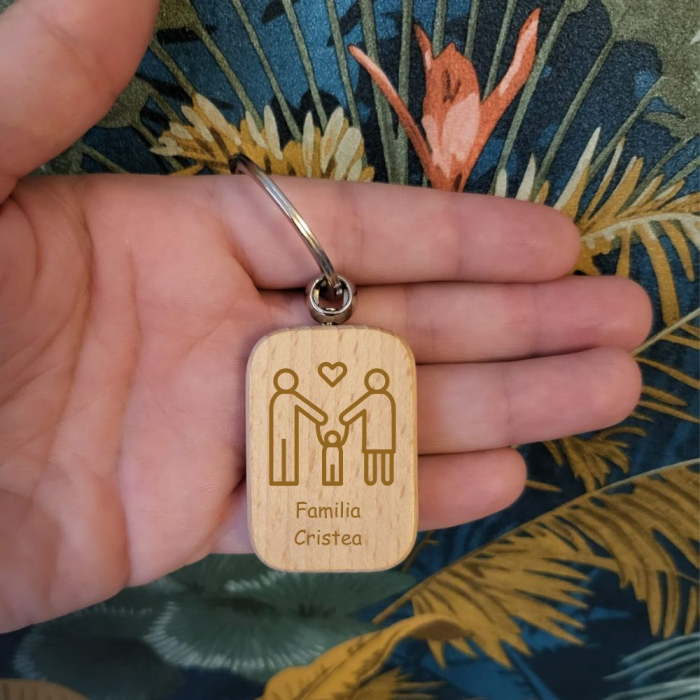 Breloc personalizat familie