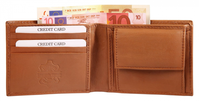 Set cadou barbati personalizabil Leonardo Verrelli - portofel si breloc [4]