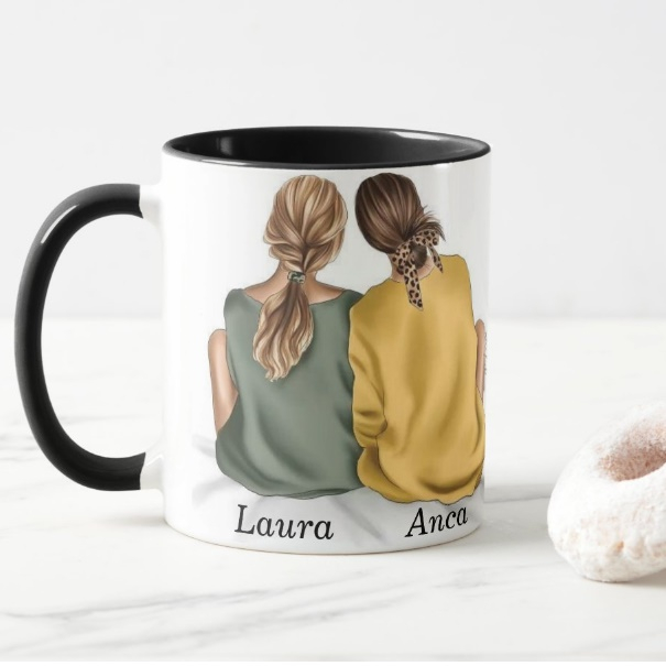 Cana personalizata Best friends