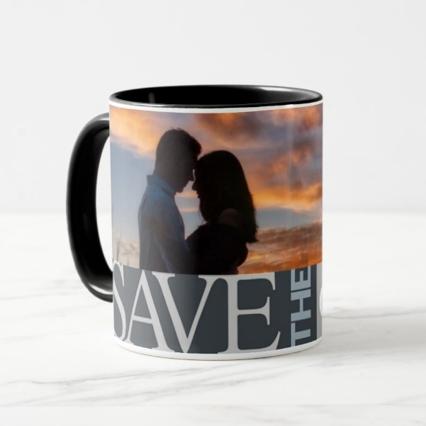 Cana personalizata - save the date