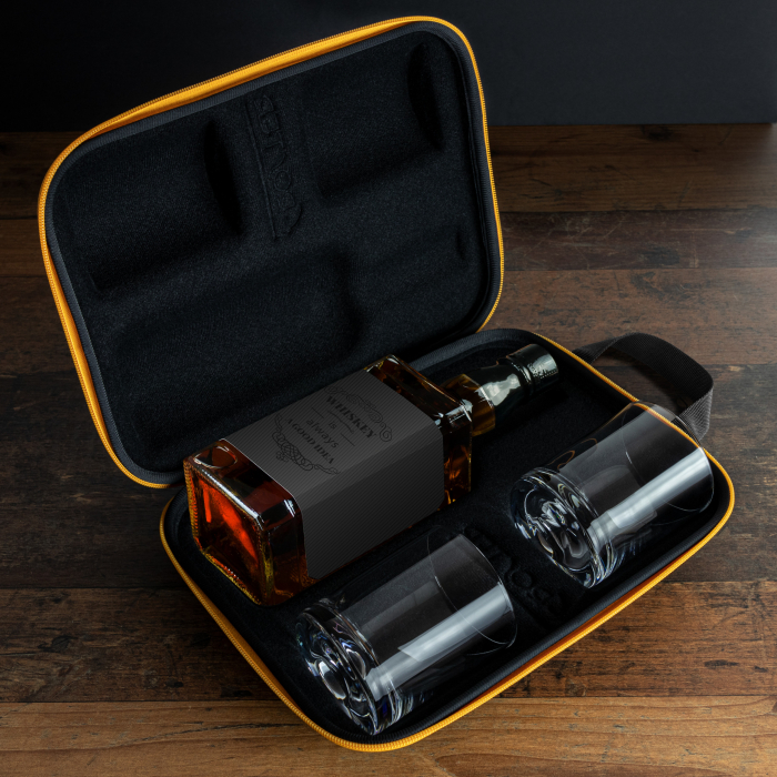 Set Cadou Whisky de Lux (2 Pahare și Carcasă) – Perfect pentru El [2]
