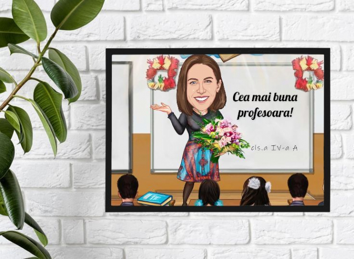 Caricatura Cea mai buna profesoara