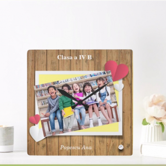 Ceas personalizat - amintiri magice