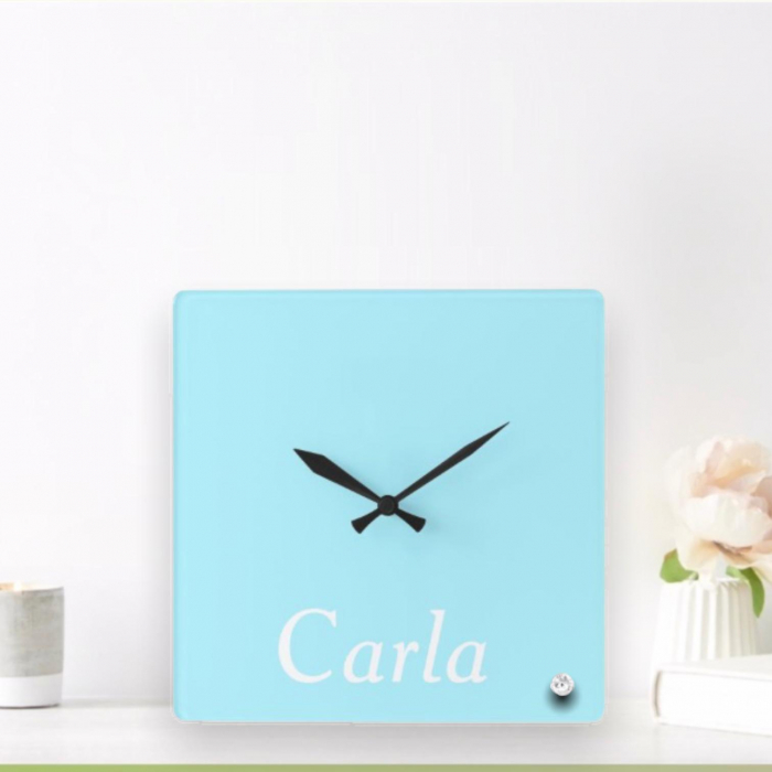 Ceas personalizat - blue