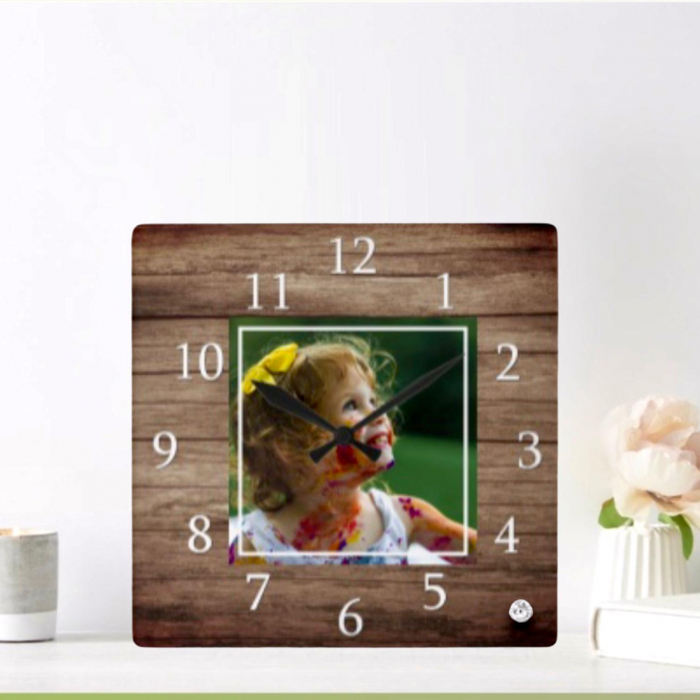 Ceas personalizat cu poza retro