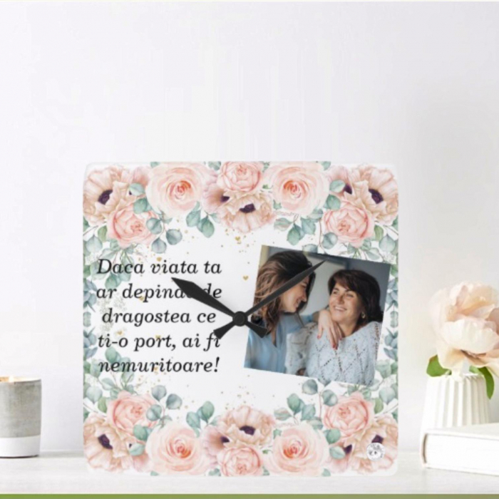 Ceas personalizat pentru mama