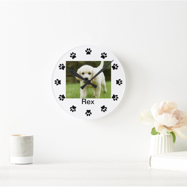 Ceas rotund personalizat my pet