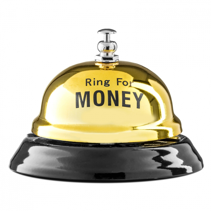 Clopotel de masa Ring For Money [2]