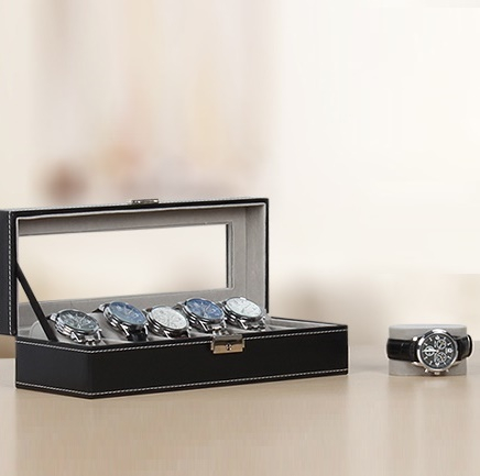 Cutie organizator pentru 6 ceasuri