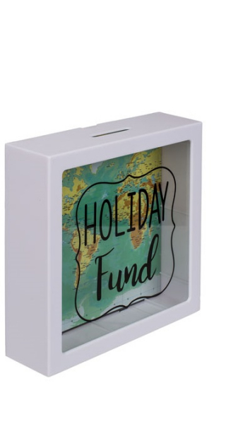 Pusculita Holiday Fund cu harta lumii [2]