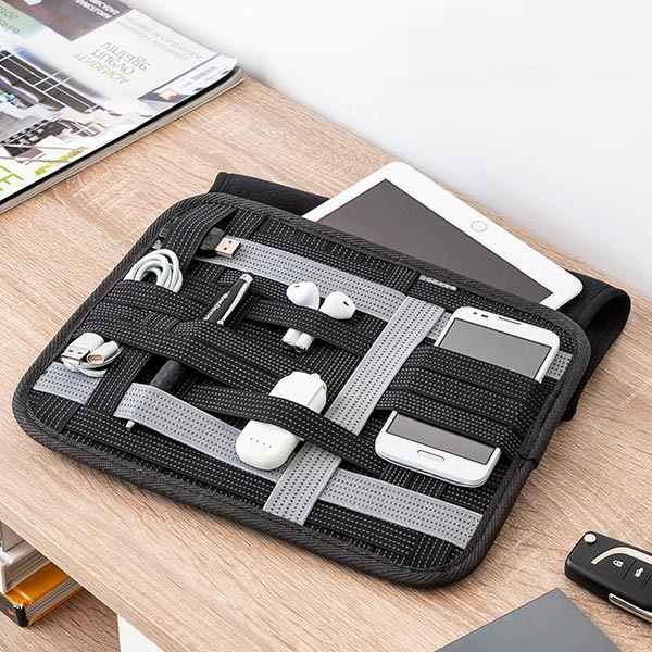 Husa pentru tableta cu organizator de accesorii flexi case
