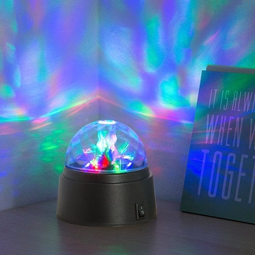 Lumina led rotativa pentru petreceri