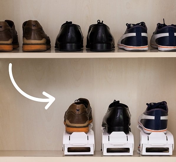 Organizator de pantofi reglabil Shoe Rack InnovaGoods (6 perechi) [1]