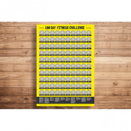 Poster razuibil, 100 de zile de fitness [3]