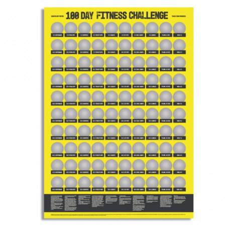 Poster razuibil, 100 de zile de fitness [2]