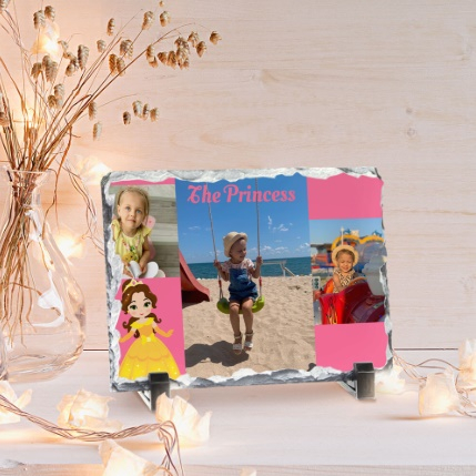 Rama foto personalizata ardezie - the princess