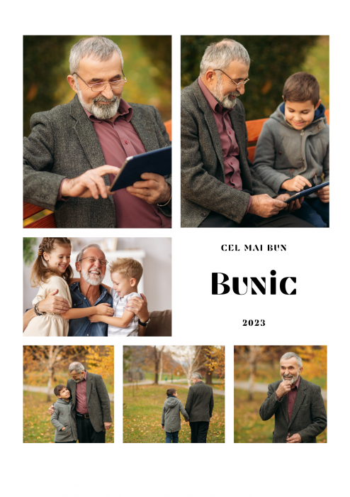 Rama foto personalizata Cel mai bun bunic [2]