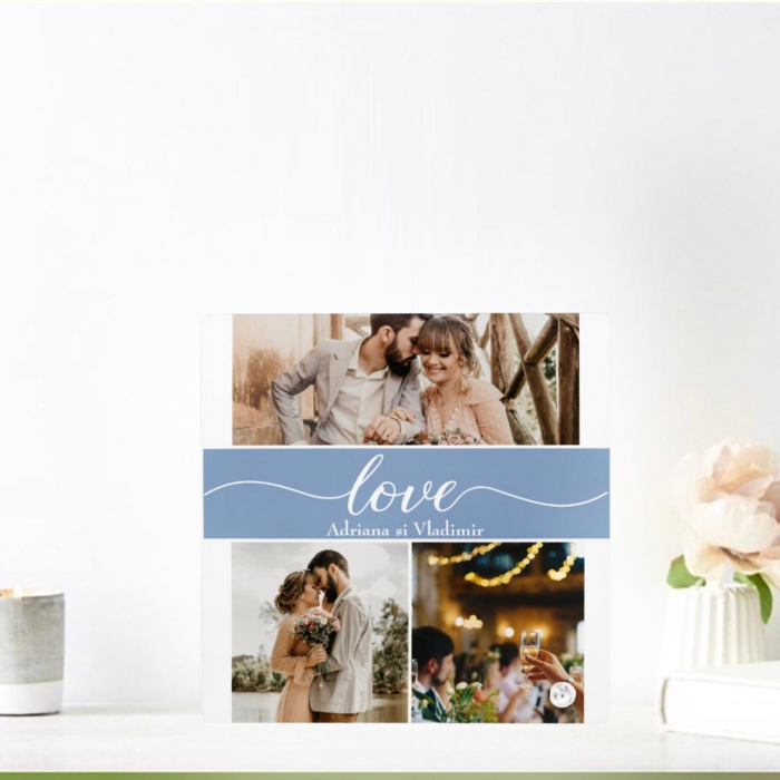 Rama foto personalizata - love