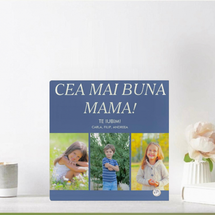 Rama foto personalizata - cea mai buna mama