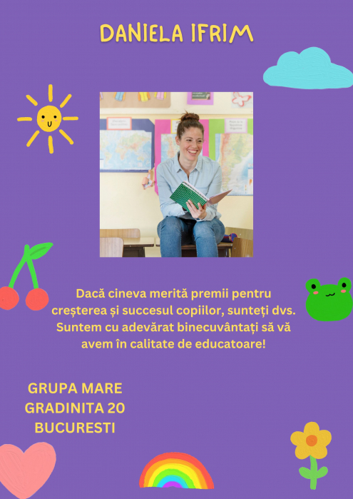 Rama foto personalizata Doamna Educatoare [2]