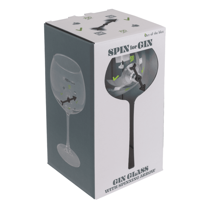 Pahar de Gin Uriaș cu Spinner Interactiv – „Spin for Gin” [6]