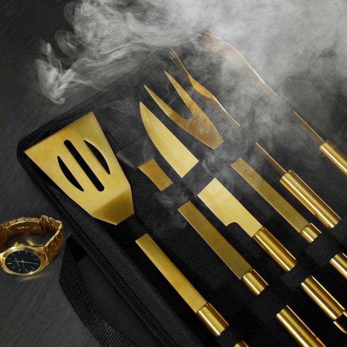 Set Accesorii Grătar de Lux "Millionaire BBQ" [3]