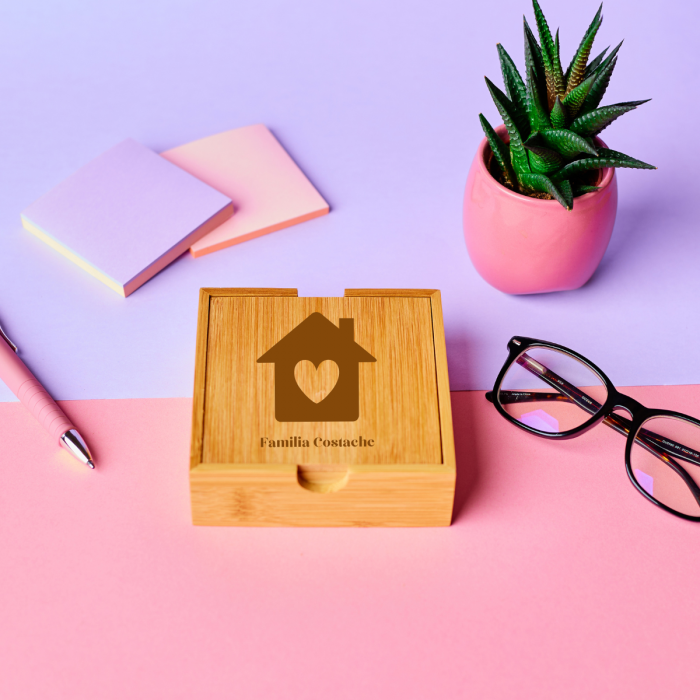 Set de suporturi pahar personalizat [2]