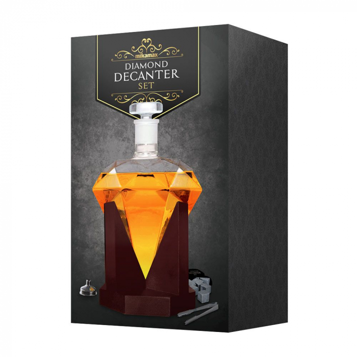 Set Decantor de Lux în Formă de Diamant - 850ml [4]