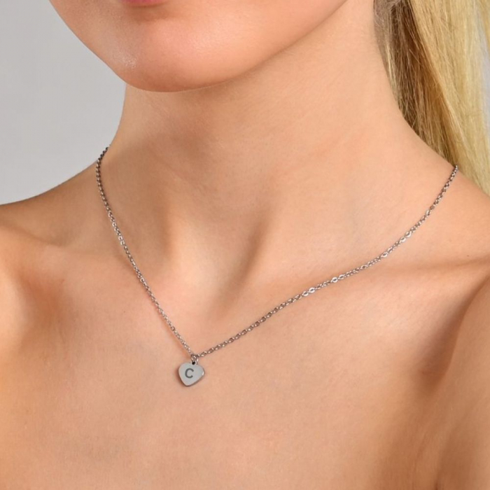 Set Lantisor si Bratara Love personalizat cu initiala [2]
