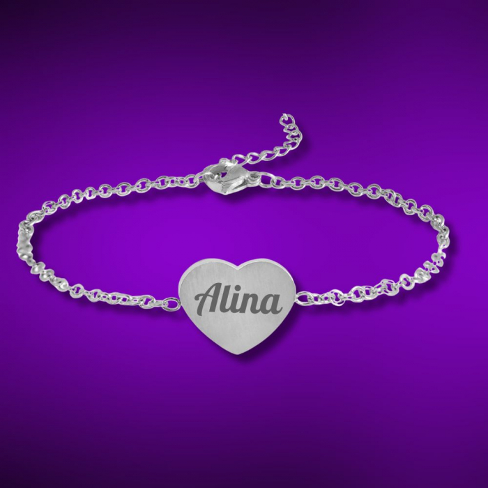 Set Lantisor si Bratara Love personalizat cu nume [2]