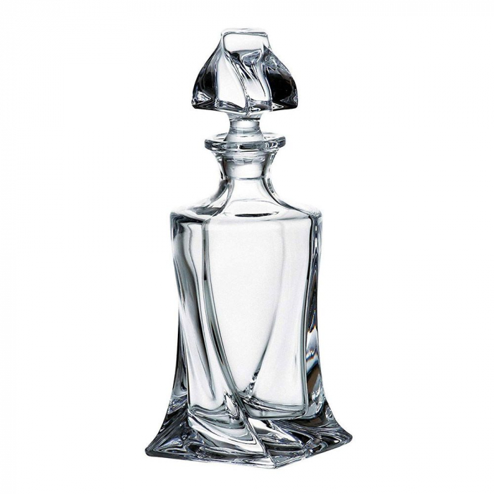 Set Decantor de Lux "Twist" cu Pahare și Pietre de Whisky, în Cutie de Lemn [4]