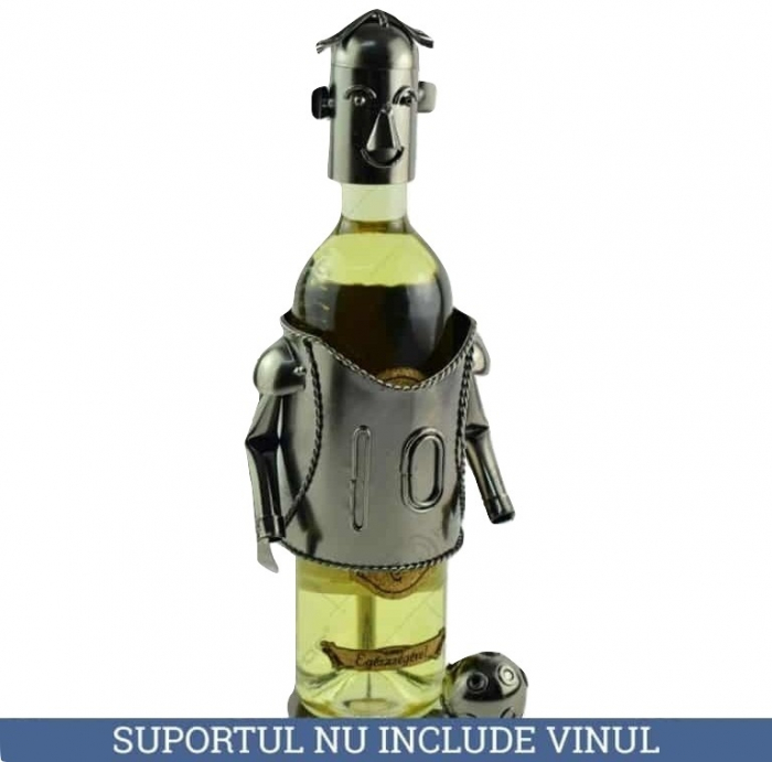 Suport pentru sticla de vin metalic pentru sticla mica de vin 187ml