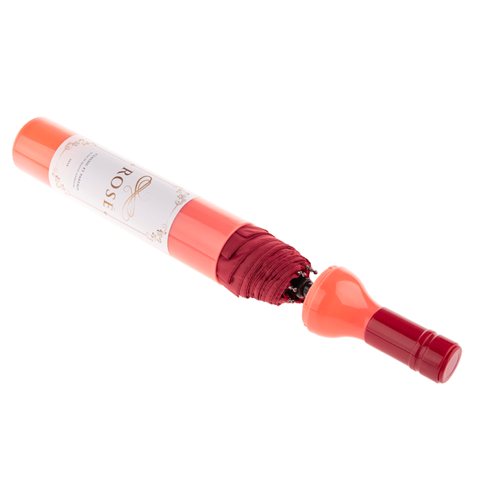 Umbrela in forma de sticla de vin ROSE [4]
