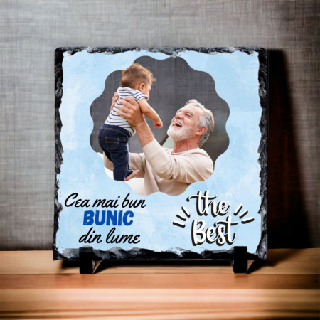 Cadouri pana in 100 RON - Ardezie personalizata CEL MAI BUN BUNIC