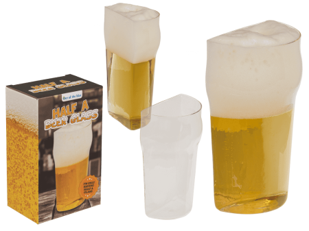 Pahar de Bere "Jumătate de Porție", 365 ml - Cadoul Amuzant Perfect [1]