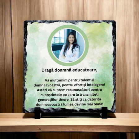 Cadouri pana in 100 RON - Ardezie pentru Doamna Educatoare