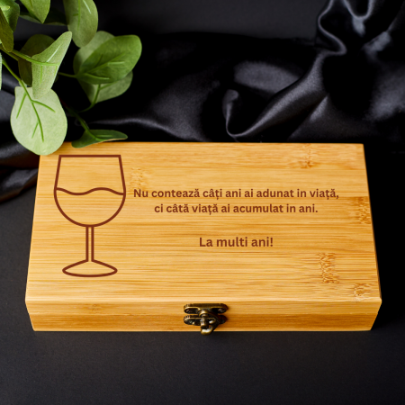 Idei cadouri barbati - Accesorii pentru vin personalizat - La multi ani