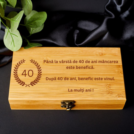 Idei cadouri barbati - Accesorii pentru vin personalizat - La multi ani