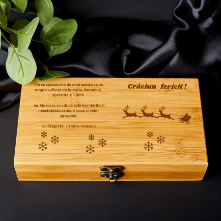 Diverse cadouri personalizate - Accesorii pentru vin personalizat - Craciun Fericit