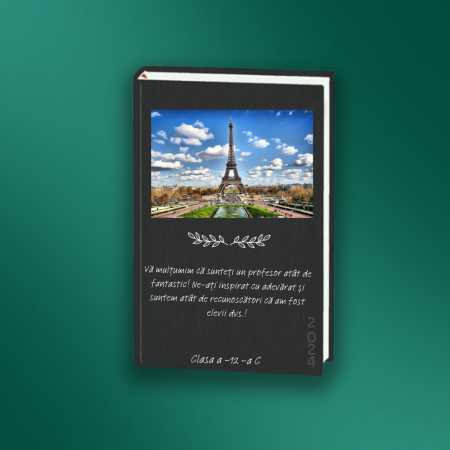 Cadouri pana in 100 RON - Agenda personalizata pentru profesorul de franceza